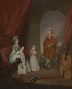 Családi csoport, 1774-80 körül